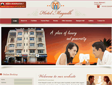 Tablet Screenshot of hotelmagadh.com